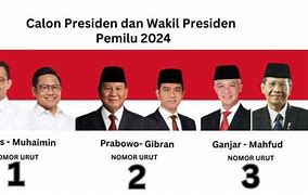 Urutan Calon Presiden Indonesia Tahun 2024